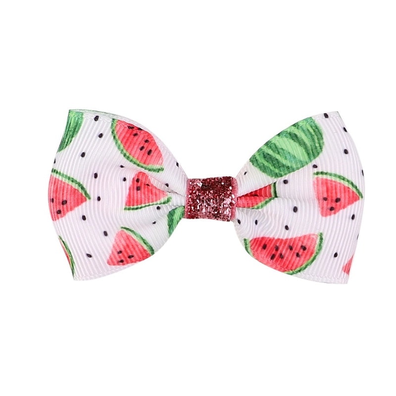 Fruit Pattern Bow Hairpin Watermelon Hair Clip for Kids | Children's Hair Accessories