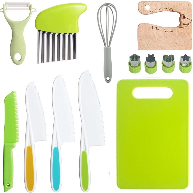 Plastic Cutting Board and Fruit Knife Set for Everyday Use | Kitchen Tools & Gadgets