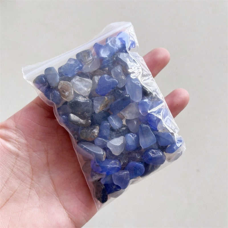 Natural Amethyst and Lapis Lazuli Crystal Gravel Powder for Aromatherapy and Polishing | Jewelry & Crystal Healing Stones