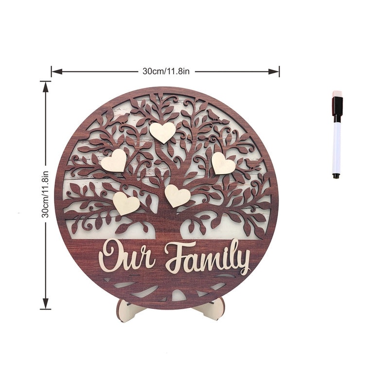 Elegant Wooden Letter Ornaments for Mother's Day | Home Decor & Gifts