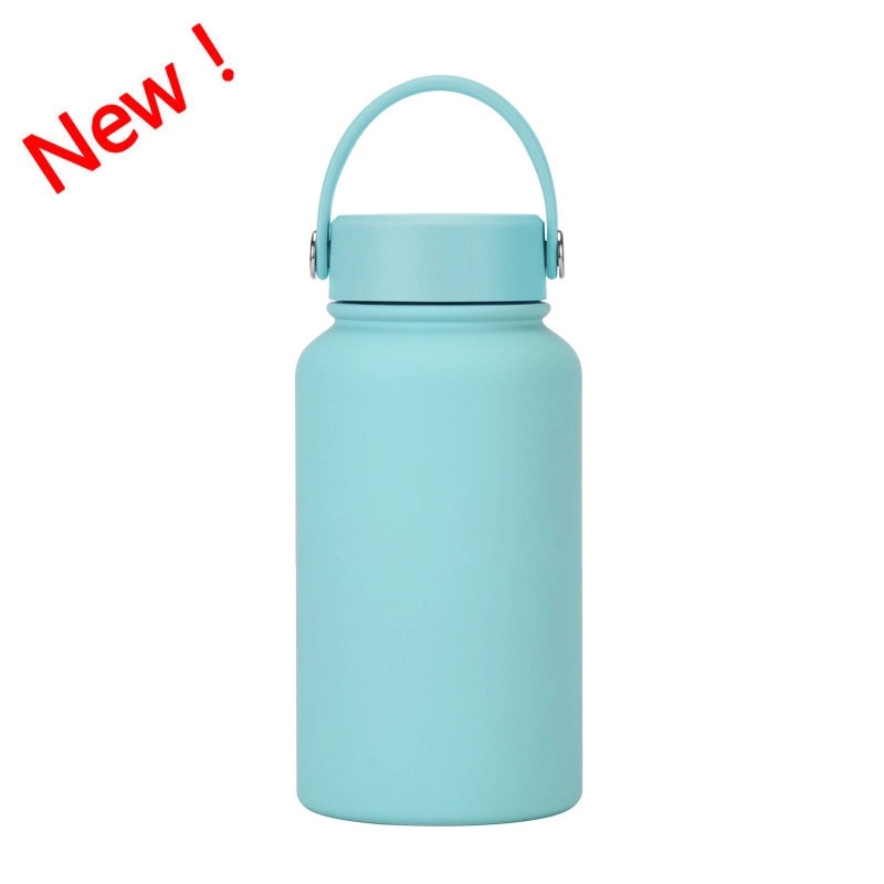 Stainless Steel Water Bottle Single Piece Casual Solid Color | Drinkware & Hydration