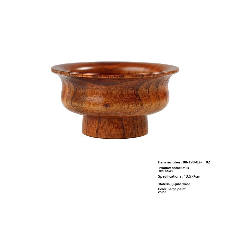 Japanese Retro Jujube Wood Mug Solid Wood Tea Cup Beer Cup Vintage Home Drinkware|Home & Kitchen > Drinkware > Mugs & Cups