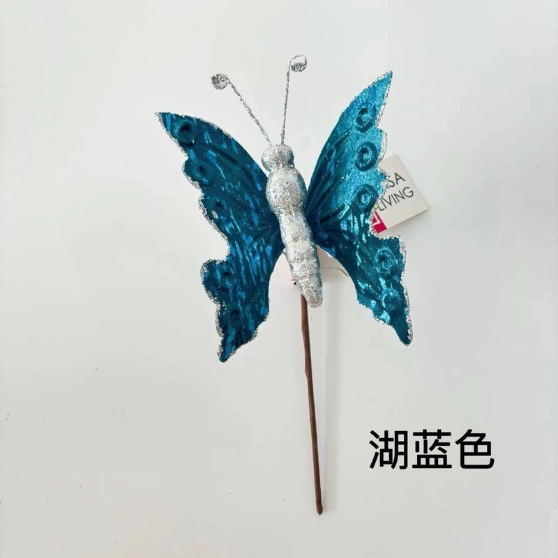 Lake Blue Butterfly Pendant Necklace|Jewelry & Accessories