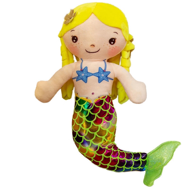 Adorable Mermaid Princess Plush Doll Sleeping Pillow for Kids Gift | Kids Bedding & Decor