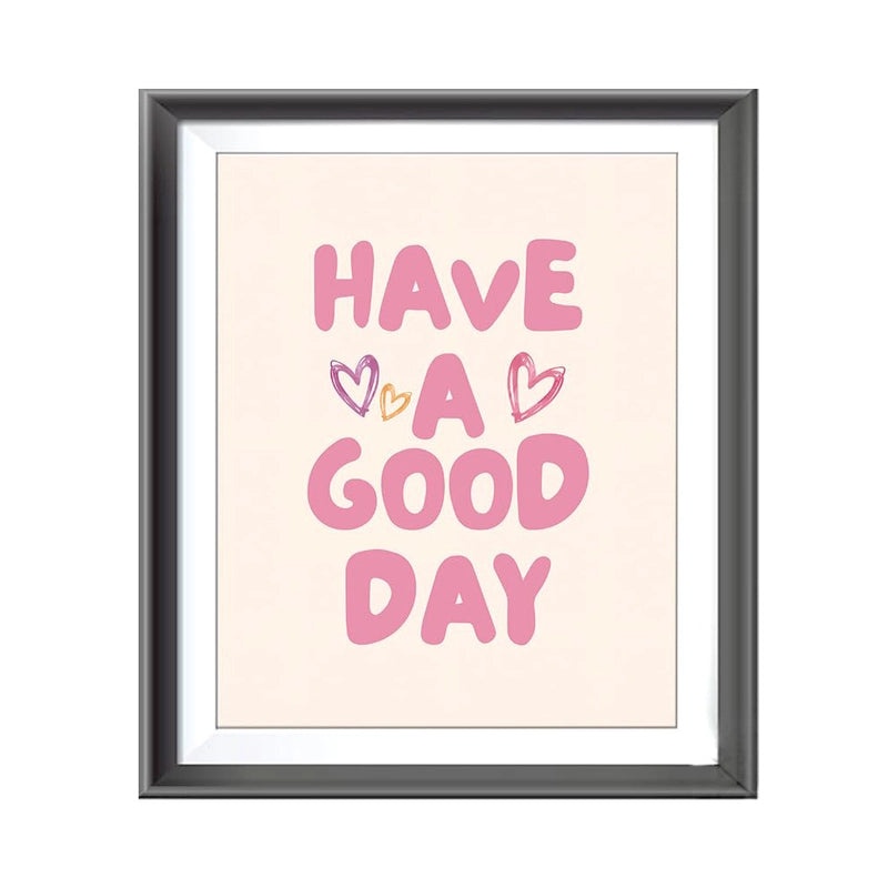 Cute Heart Letter Canvas Wall Art for Casual Home Decor|Wall Art