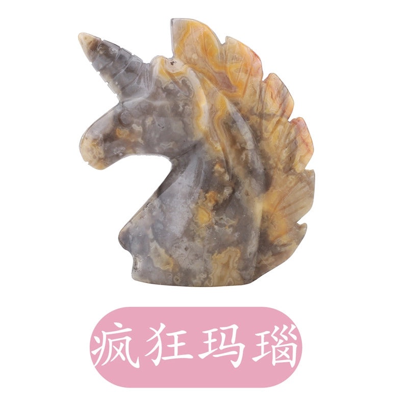 Elegant Minimalist Horse Gem Crystal Ornament for Home Decor|Home Decor Ornaments