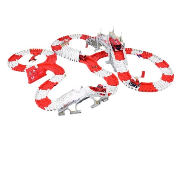 Handmade DIY Electric Fire Rail Car Educational Toys for Children Popular Student Gifts|Educational Toys