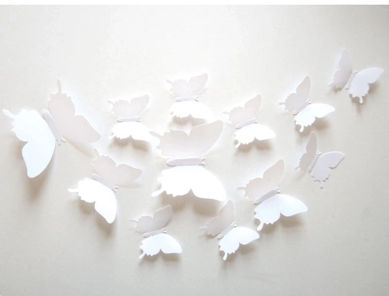 Butterfly and Flower PVC Wall Decal for Home Decor|Wall Stickers
