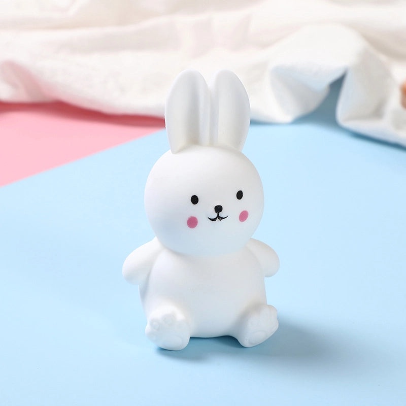 Cute Squishy Rabbit Toy Soft Stress Relief Plastic Animal Toy|Squishy Toys & Stress Relievers