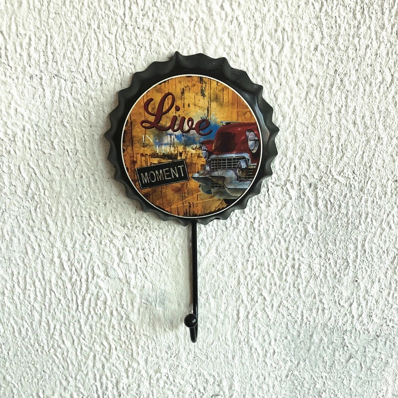 Vintage Beer Cap Letter Motorcycle Metal Iron Pendant Wall Decor|Wall Art