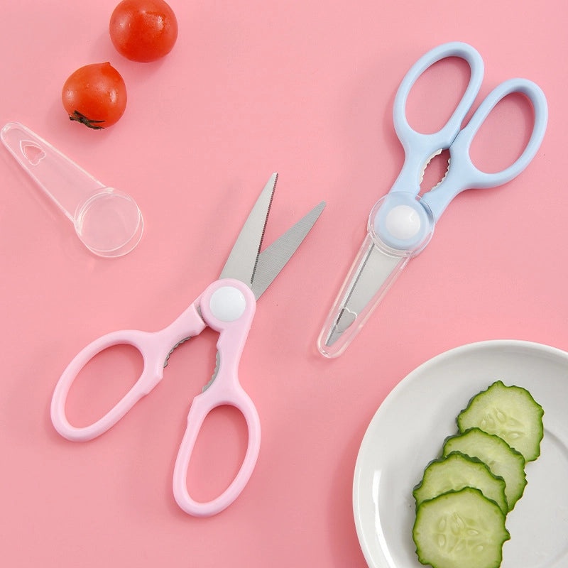 Stainless Steel Feeding Scissors with ABS Handle for Everyday Use|Kitchen Utensils & Tools