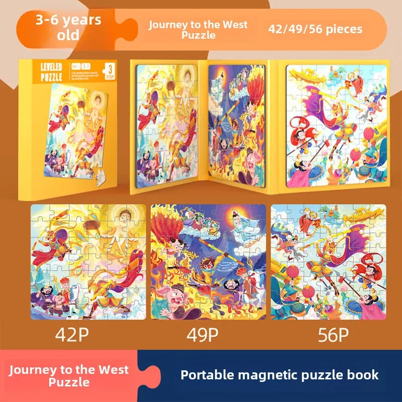 Magnetic Animal Traffic Puzzle for Toddlers and Kids Ages 1-6 | Educational Toys & Puzzles