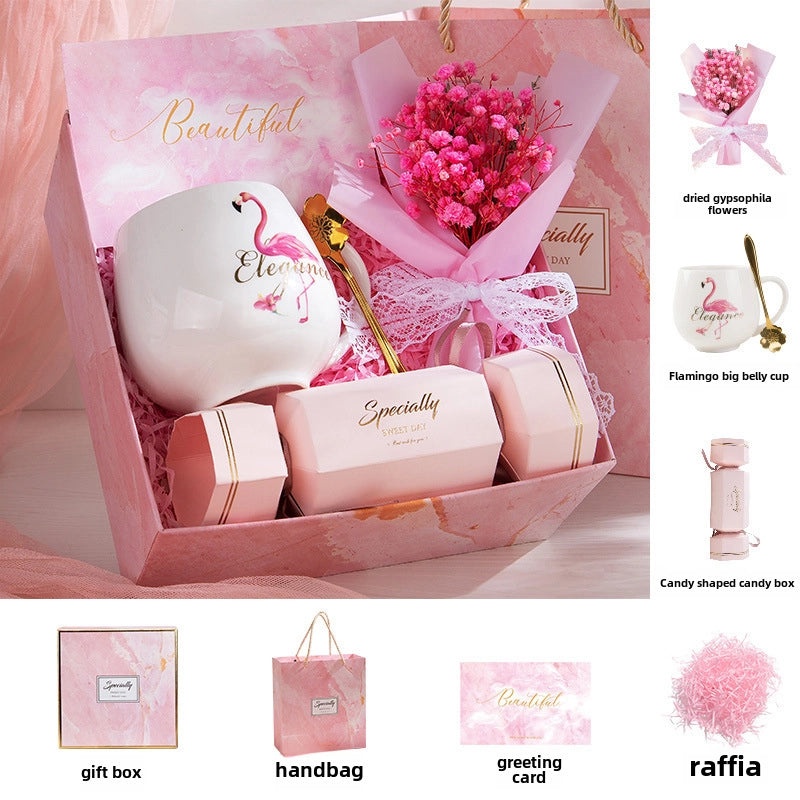 Holiday Ceramic Bear Towel with Handheld Fan and Cardboard for Christmas and Valentine’s Day|Seasonal Gift Sets