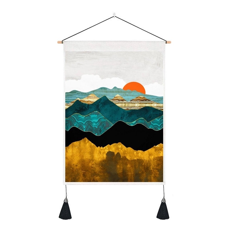 Scenic Polyester Wall Tapestry for Home Decor|Home Decor