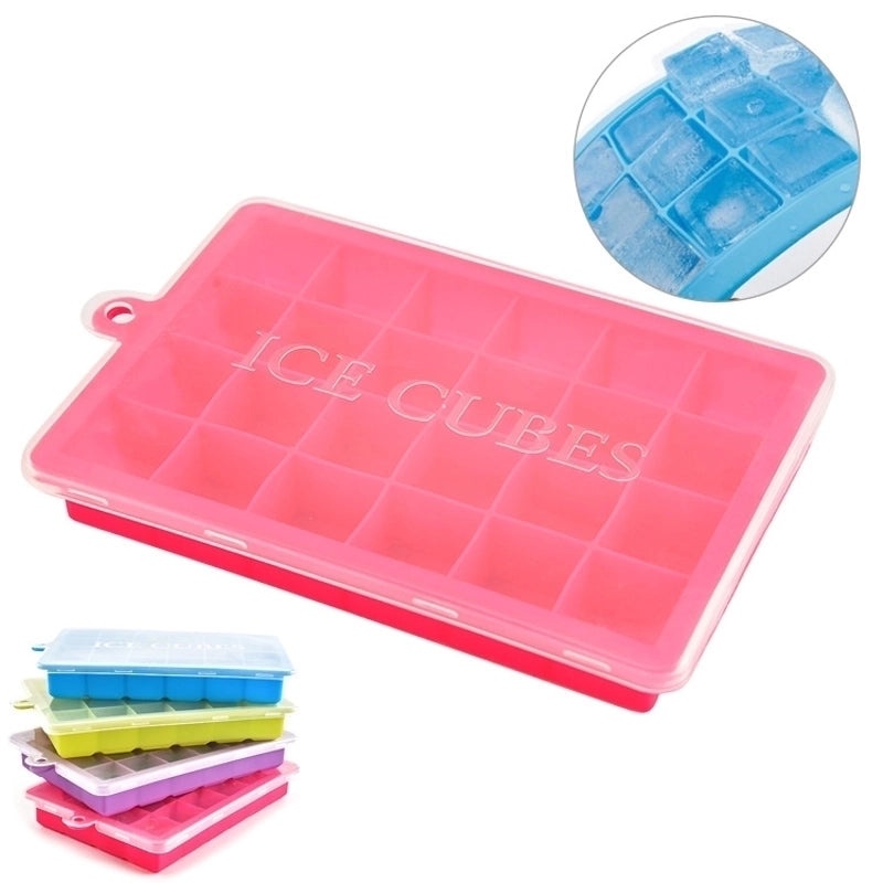 Minimalist Solid Color Silicone Ice Cube Tray, 1 Piece | Kitchen & Dining Accessories