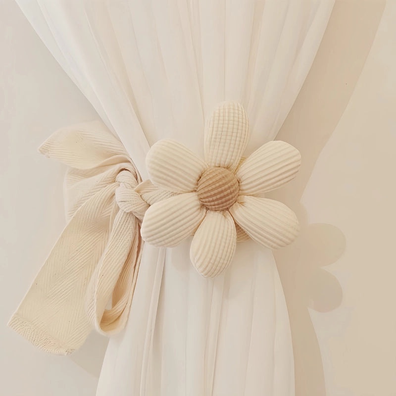 Modern Simple Hemp Rope Curtain Tiebacks with Magnetic Buckle | Home Decor Accessories