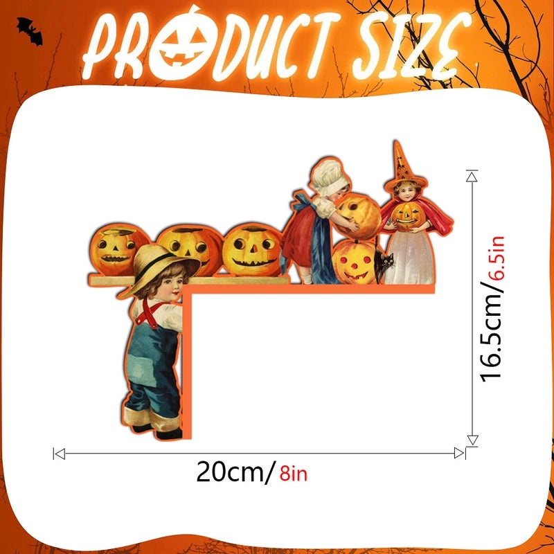 Halloween Pumpkin Wood Hanging Decoration for Fall | Seasonal Home Decor