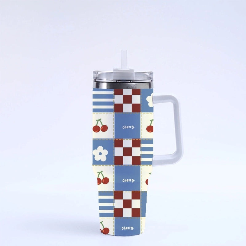 Cherry Blossom Stainless Steel Thermos Cup 304 Grade Durable Insulated Bottle | Drinkware & Thermoses