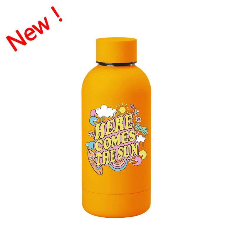 Cute Cartoon Star Stainless Steel Insulated Thermos Cup | Drinkware & Travel Mugs