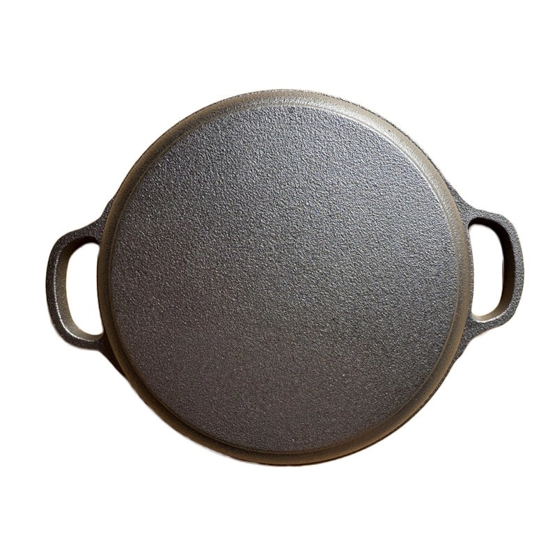 Elegant Chinoiserie Style Cast Iron Pot - Single Solid Color Piece | Cookware & Kitchen Tools