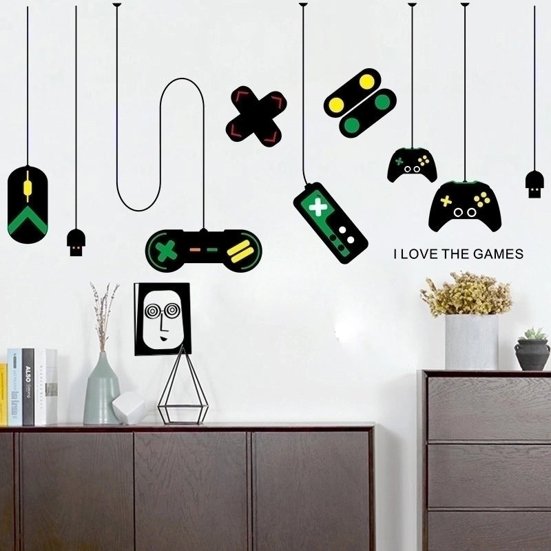 Console Game Controller Wall Decals for Kids Room|Home Decor Wall Stickers
