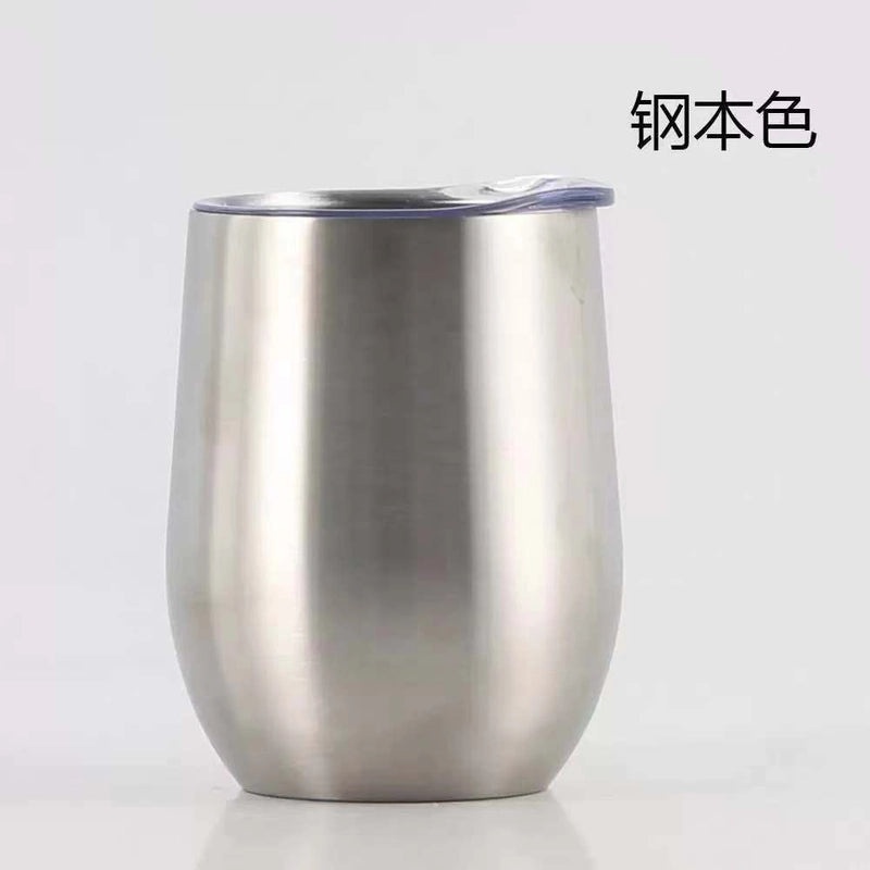 Creative Stainless Steel U-Cup Vacuum Water Bottle Portable Cute Eggshell Design|Drinkware & Water Bottles