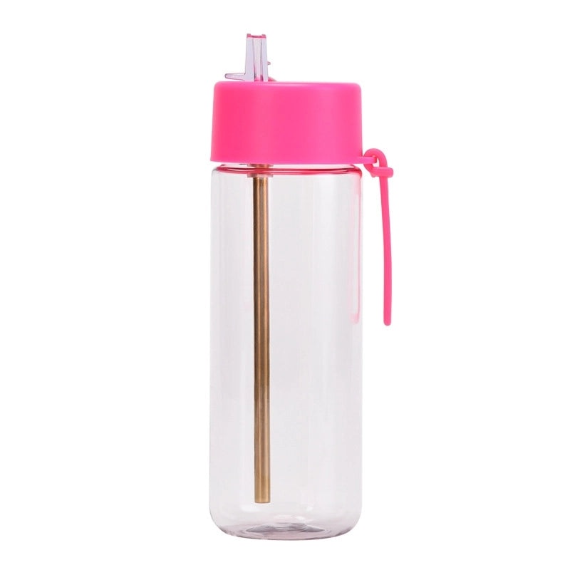 Stylish Solid Color Plastic Water Bottle for Everyday Use | Travel Accessories