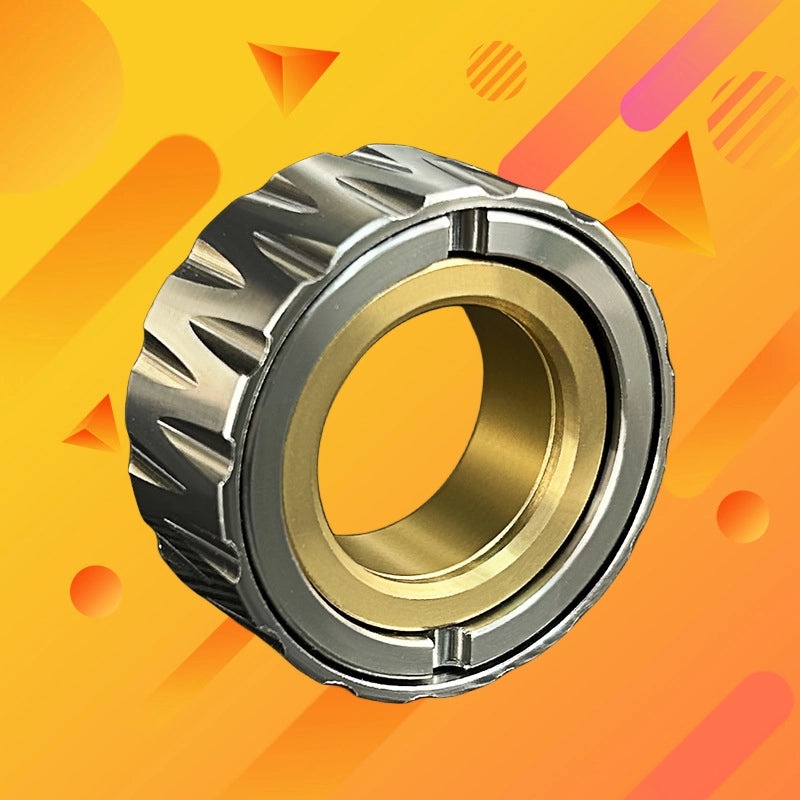 Stainless Steel Pop Coin Fidget Toy | EDC Desk Spinner Ring | Fingertip Gyro Decompression Artifact | Stress Relief Gadget|Fidget Toys