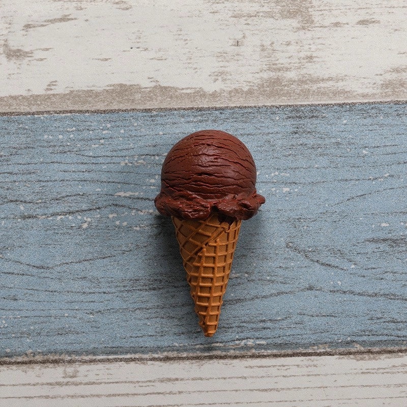 Cute Ice Cream Resin Fridge Magnet Decorative Artificial Ornament|Home Decor