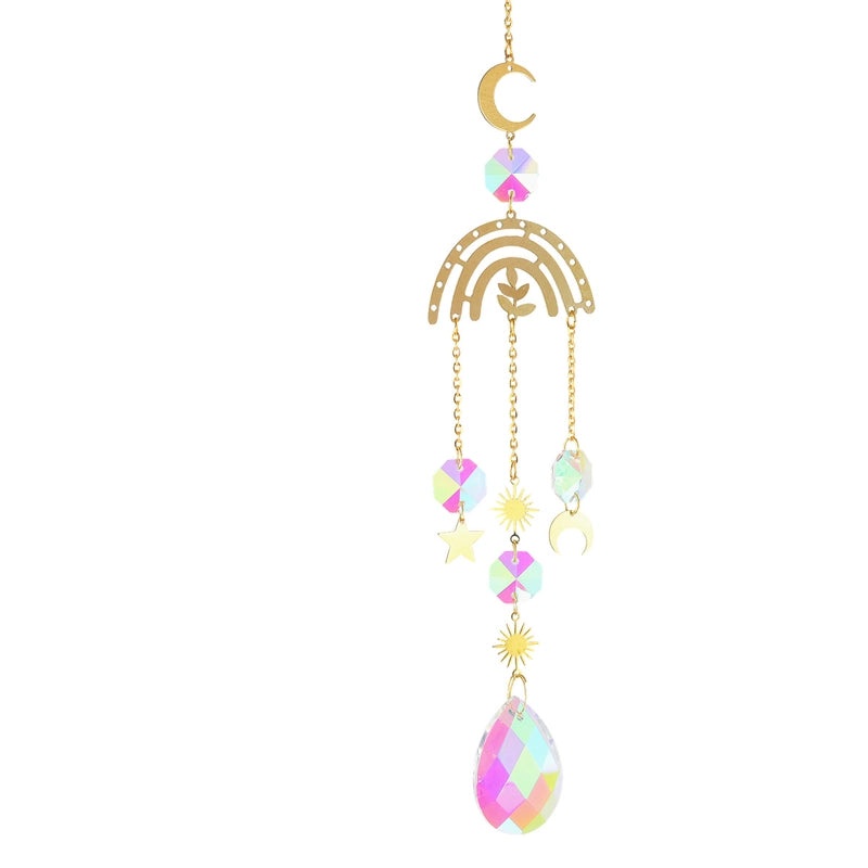 Pastoral Moonwater Droplet Crystal Pendant Charming Artificial Decoration|Jewelry & Accessories