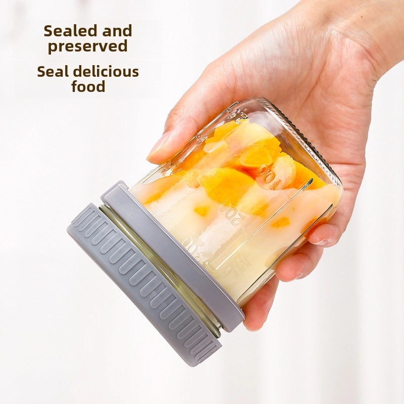 Portable Mason Jar with Lid and Spoon | Kitchen & Dining