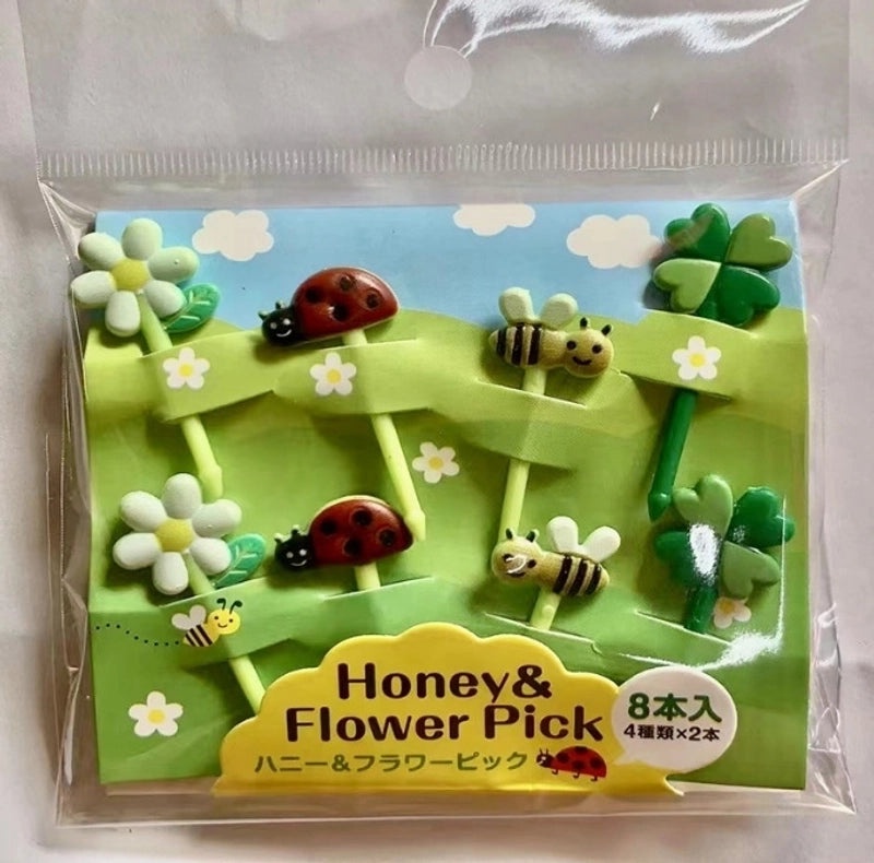 Cute Cartoon Plastic Fruit Forks Set for Kids|Kitchen & Dining Accessories