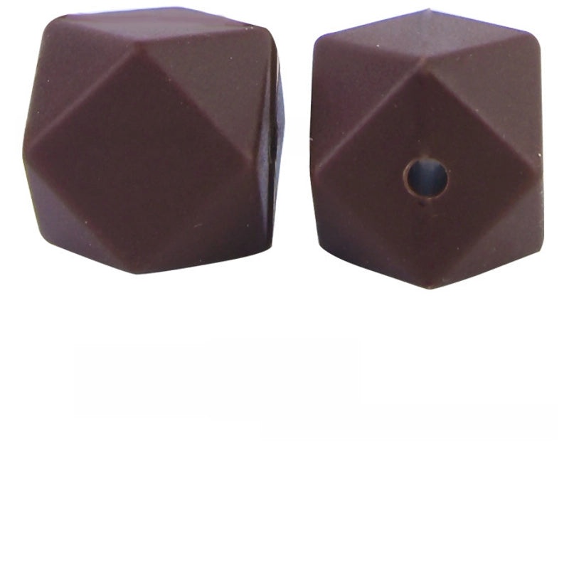 17mm Silicone Octagonal Beads for Pacifier Chains DIY Accessories | Baby & Mom Essentials