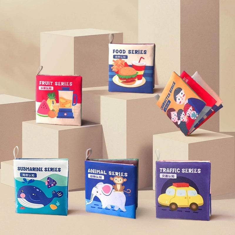 Soft Animal Cartoon Baby Cloth Book Toy for Early Learning|Baby Toys & Educational Products