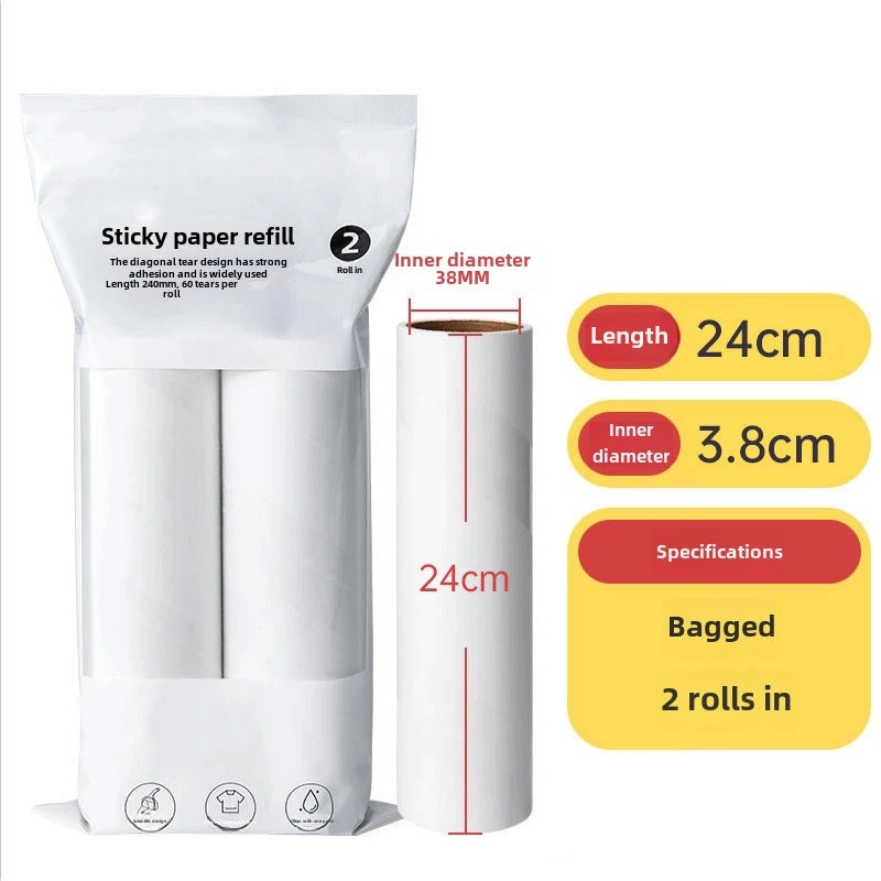 Dual-Purpose Long and Short Rod Hair Remover Tape | Household Cleaning Tools