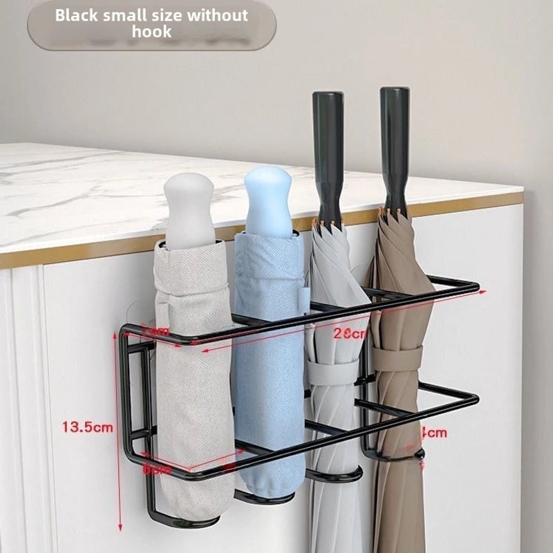 Wall-mounted Door Umbrella Rack Organizer | Home Storage & Organization