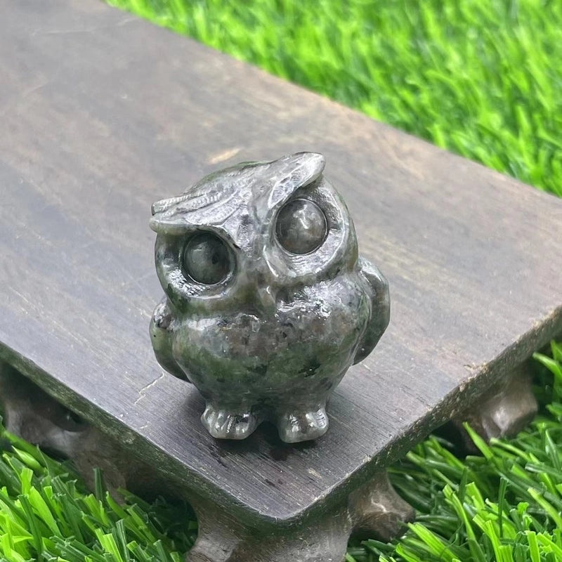 Vintage Style Owl Natural Stone Ornament for Home Decor|Home Decor & Accessories