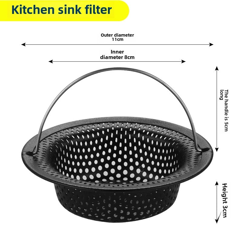 Stainless Steel Kitchen Sink Drain Strainer Net 304 Filter Garbage Catcher Funnel|Kitchen Accessories