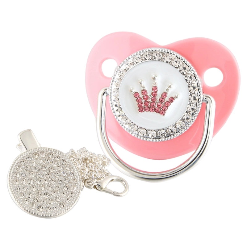 Adorable Double Heart Crown Silicone Baby Accessories|Baby Accessories & Jewelry