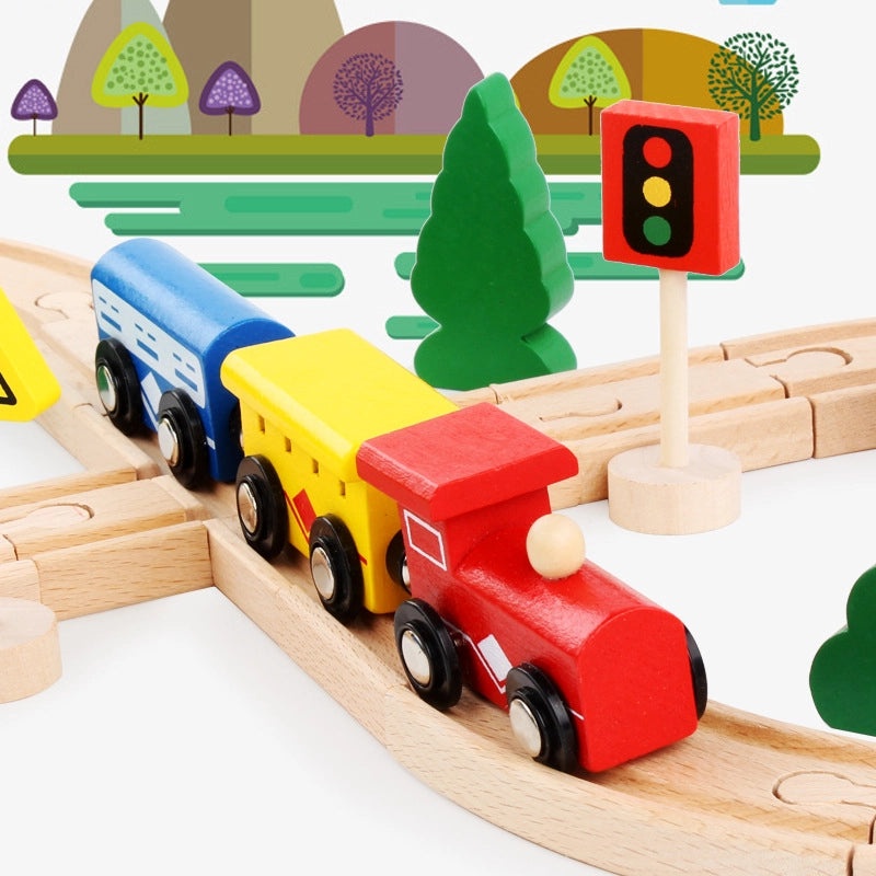 Wooden Train Toy for Toddlers Aged 3-6 Years|Kids Wooden Toys