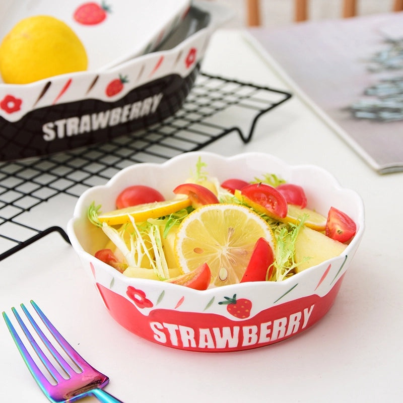 Charming Floral Porcelain Plate Single Piece|Tableware & Dining