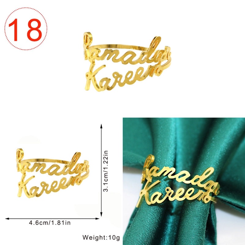 Stylish Geometric Metal Napkin Holder Single Piece|Home Decor & Kitchen Accessories