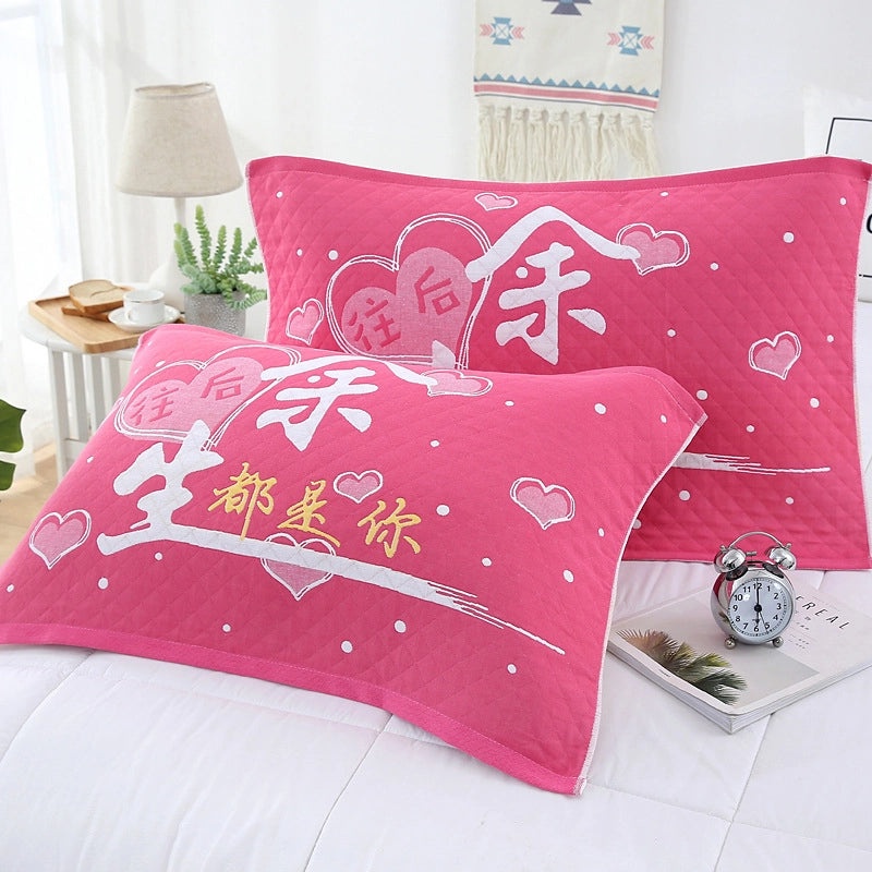 Thickened Gauze Cotton Pillow Towel Breathable Comfortable Dirt-resistant Headband for Adults and Students|Home Textile