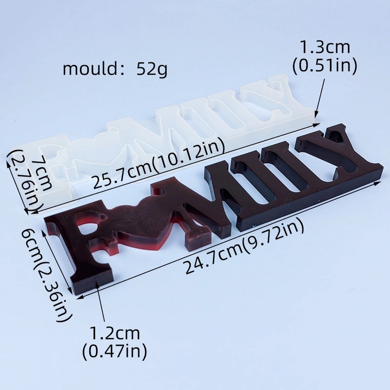 Elegant Casual Letter Design Silicone Bakeware Mold 1 Piece | Kitchen & Dining Accessories