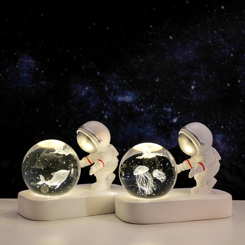Astronaut Starry Night Light for Office Desk Luminous Decorative Lamp Unique Birthday New Year Gift|Home Decor Lighting