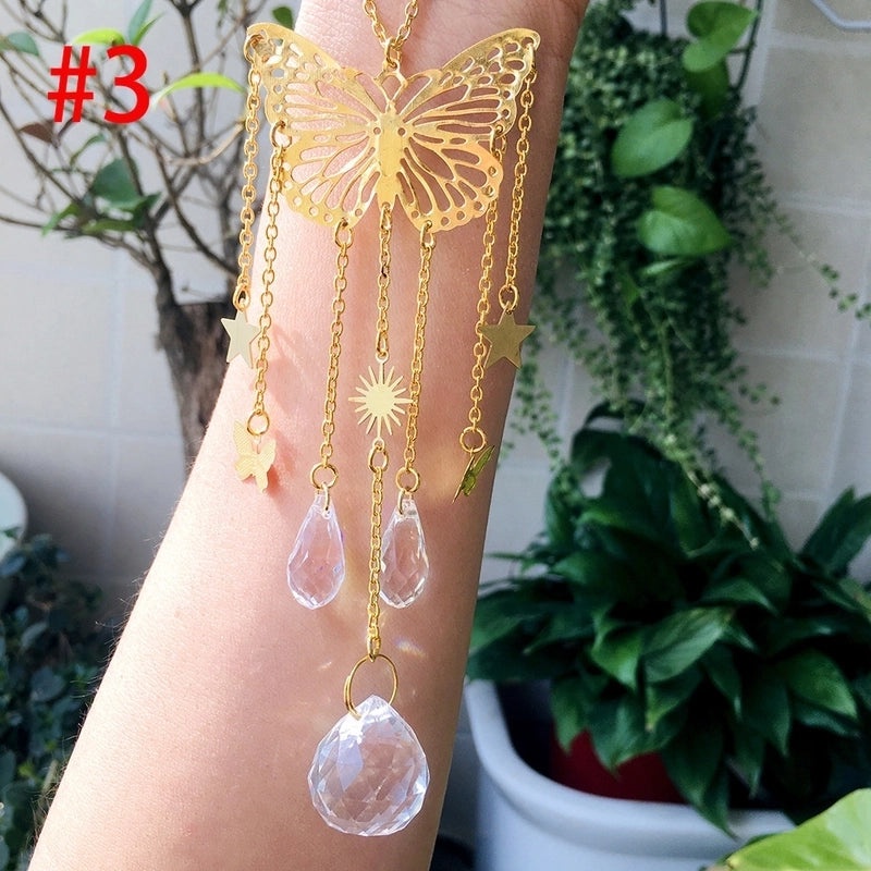 Elegant Butterfly Crystal Necklace Pendant|Jewelry & Accessories