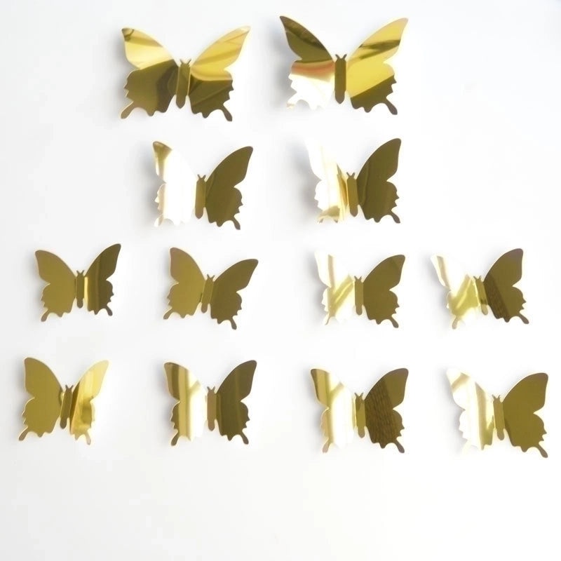 3D Butterfly Mirror Wall Stickers for Bedroom Decoration | Home Decor