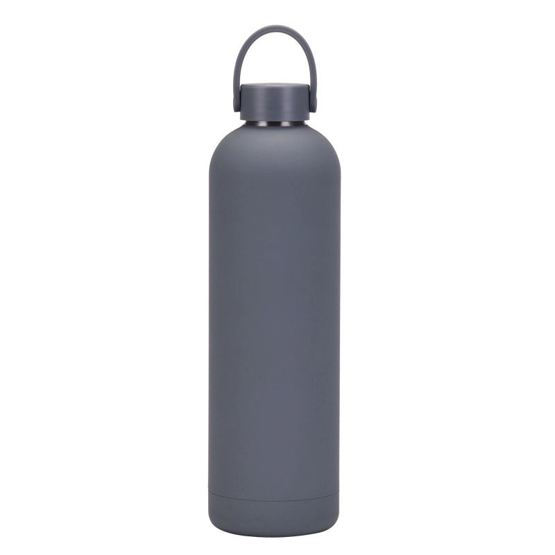 Stainless Steel Water Bottle Single Piece Casual Solid Color | Drinkware & Hydration