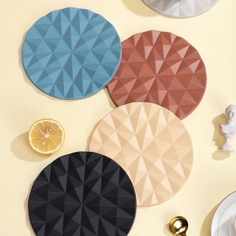 Simple Solid Color Silicone Placemat for Everyday Use | Kitchen Tableware