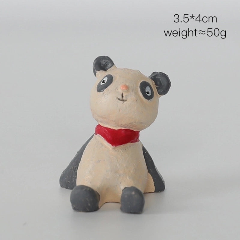 Adorable Cartoon Resin Figurines Decorative Artificial Ornaments for Home|Home Decor